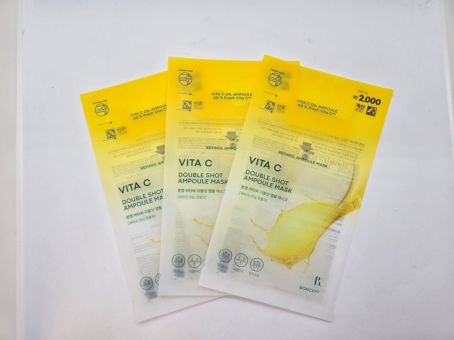 Vita C Double Shot Ampoule Mask (1 sheet, 34.5 g)