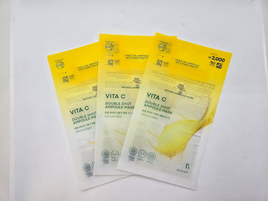 Vita C Double Shot Ampoule Mask (1 sheet, 34.5 g)